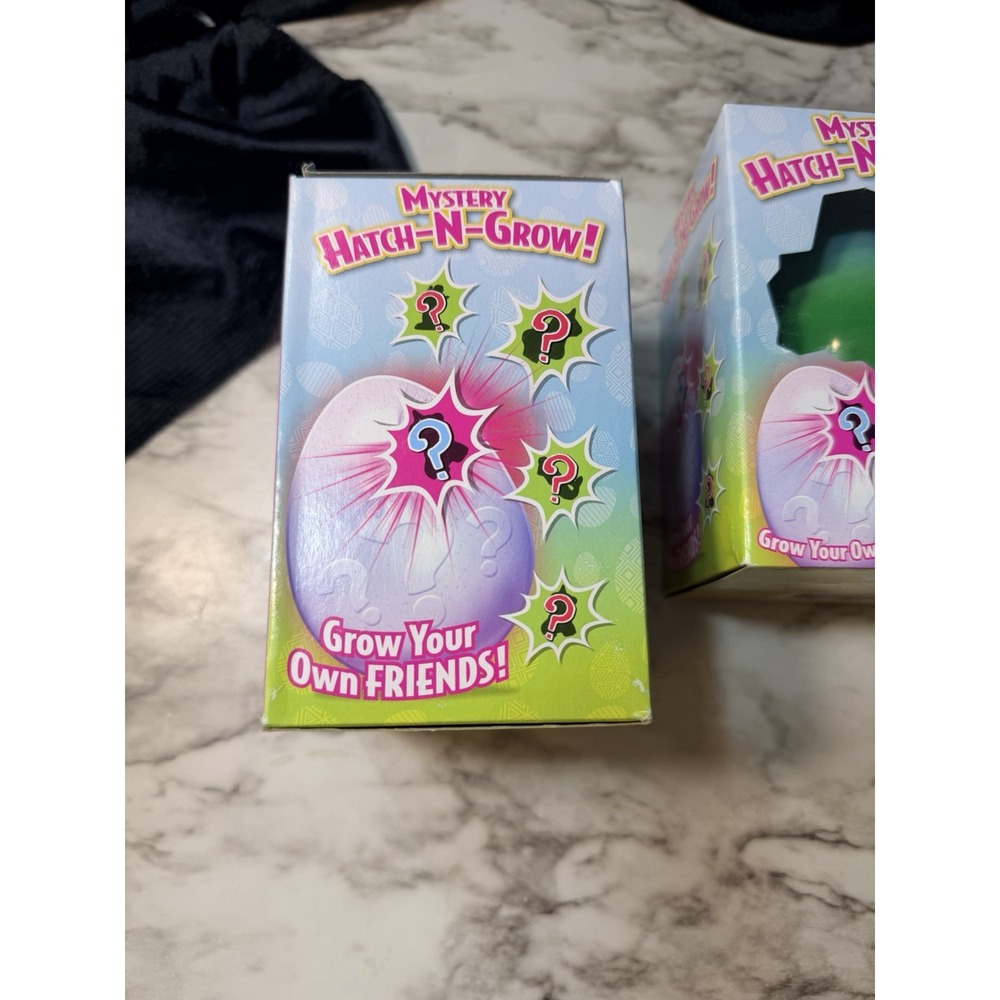 NEW SEALED 2 Mystery Hatch-N-Grow Egg Blue Purple & Green (2830) - Picture 2 of 8